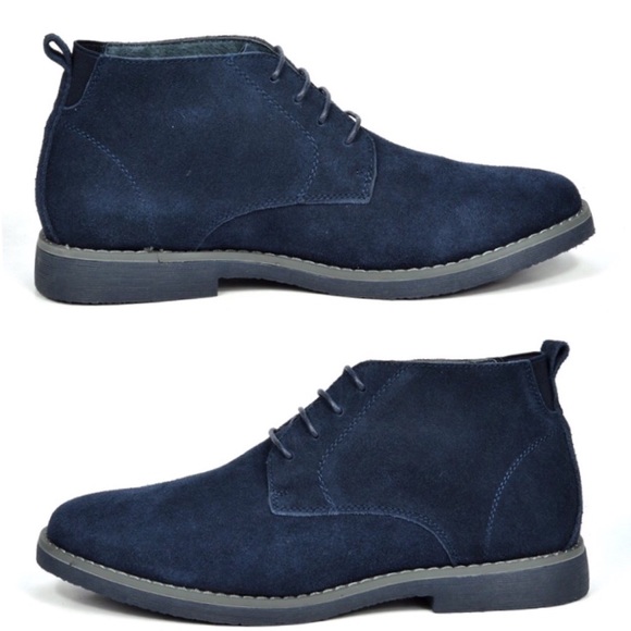 NEW Mens Bruno Suede Leather Classic Chukka Boots - Picture 1 of 2